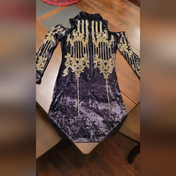 SONJA - By SONJA MORGAN - Vivi Stud Velvet Dress - Women's  Size  M - Picture 4 of 12